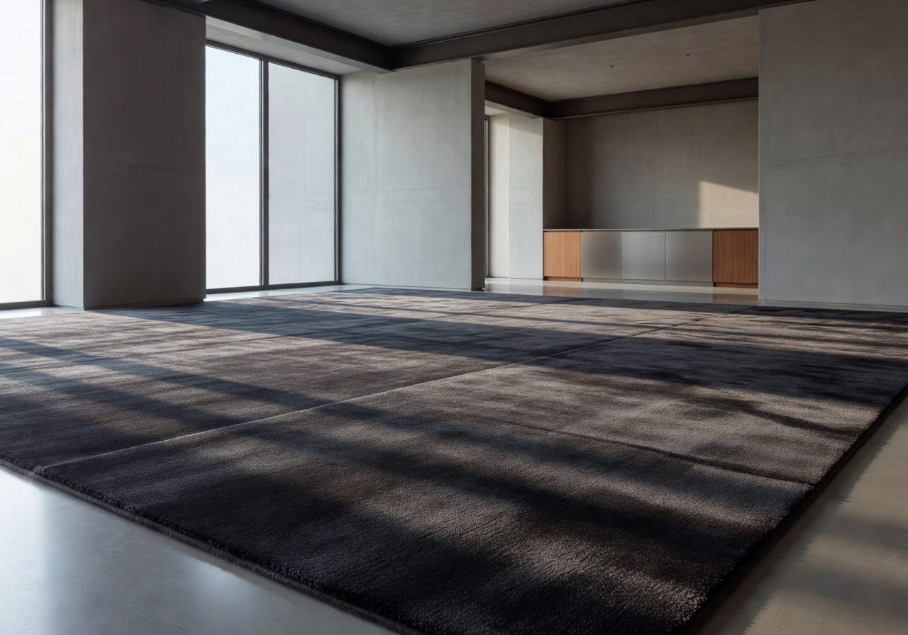 Custom sized premium carpet for a tailored architectural space