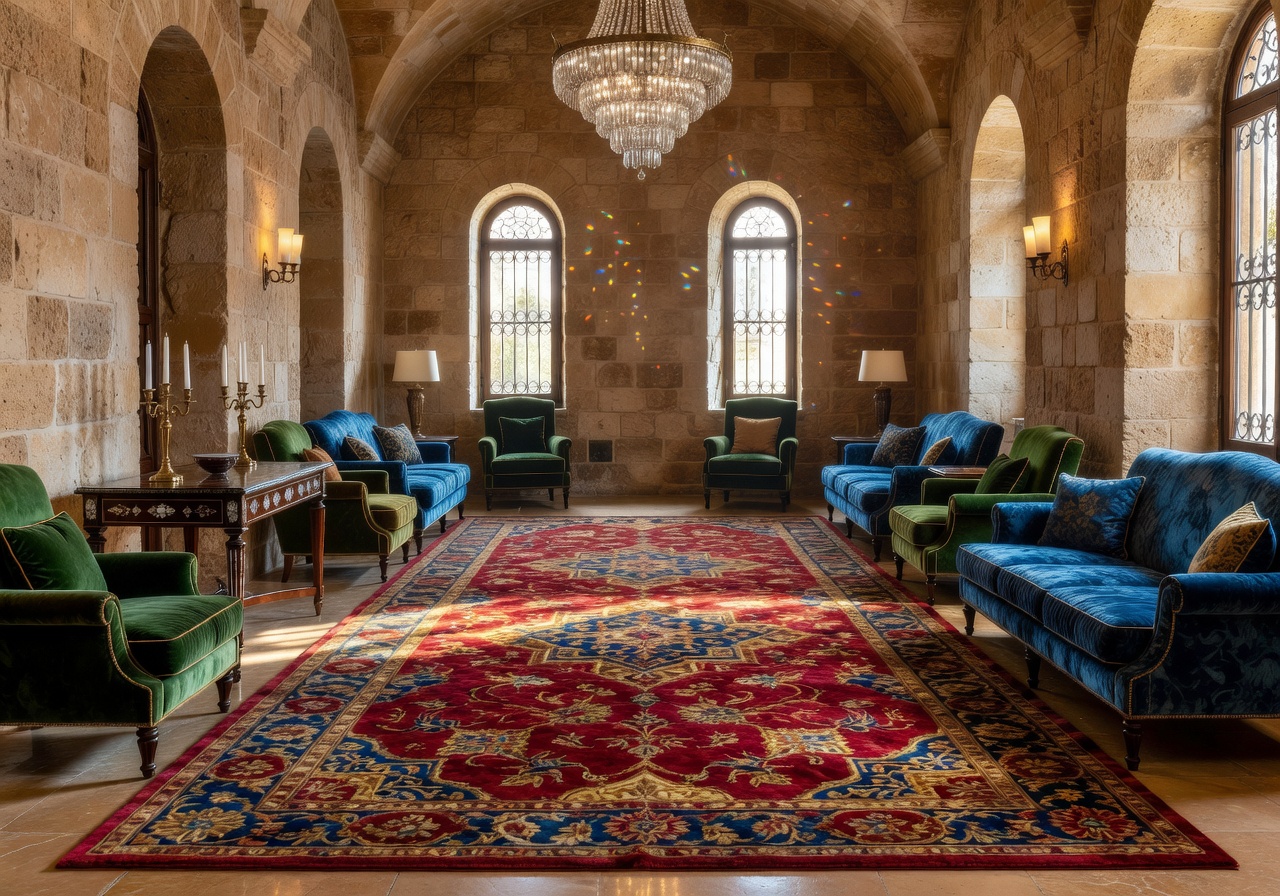 Mdina boutique hotel lobby luxury carpet